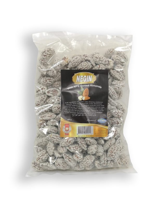 sugar coated almonds