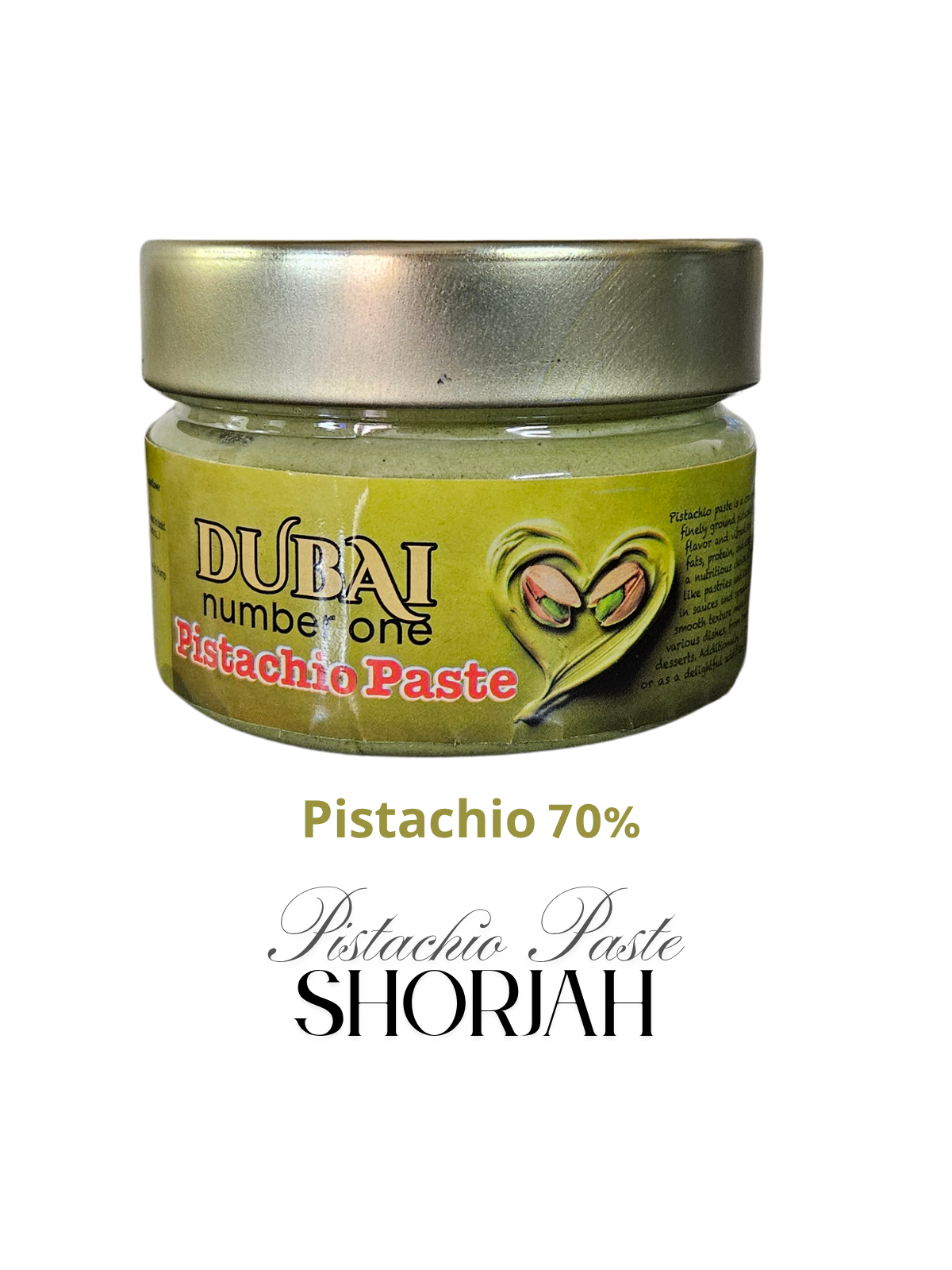 Pistachio Paste – 140g – 70% Real Pistachio, Rich & Creamy (wholesale)